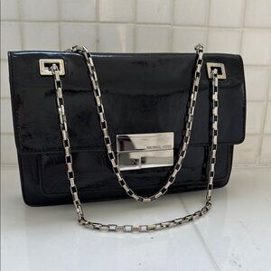 MICHAEL KORS Black Chain Shoulder Bag